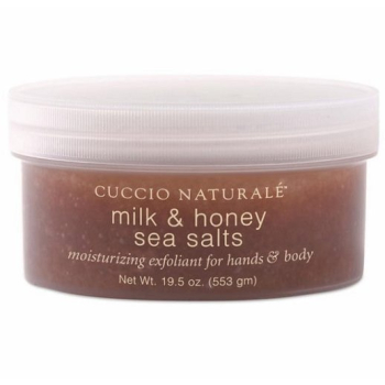 CUCCIO Sól morska do ciała miód mleko 553ml   